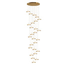 Axyaa Gold Acrylic Chandeliers for Modern Living Spaces