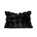 Axyaa Faux Rabbit Fur Pillow Cover for Sofa, Bed, or Chair - Soft, Fluffy, Decorative