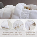 Axyaa Premium White Goose Down Comforter - Soft Hotel Luxury Duvet Insert