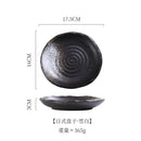 Axyaa Ceramic Sushi Snack Plates Set | Creative Restaurant Tableware and Small Dishes