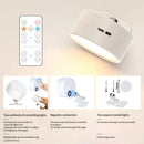 Axyaa LED Magnetic Wall Sconce Light Remote Control Dimmable Rechargeable Rotation Wall Mount Lamp