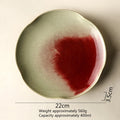 Axyaa Ceramic Flower Shape Plate Set for Molecular Cuisine Tableware