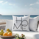 Axyaa Home Printed Pillow Covers, 18x18 Inch - Black & White, Zipper Closure