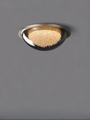 Axyaa Round Crystal LED Ceiling Lamp for Home Interior Decoration