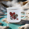 Axyaa Sunflower Love Enamel Mug Set for Camping & Hiking