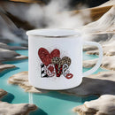 Axyaa Sunflower Love Enamel Mug Set for Camping & Hiking