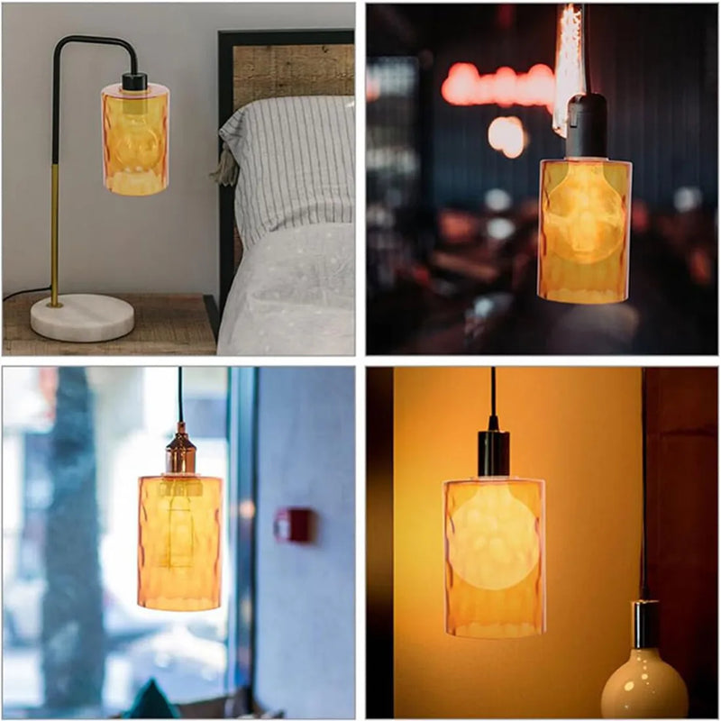 Axyaa Water Ripple Glass Lamp Shade for Lighting Fixture