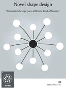 Axyaa Nordic Magic Bean Ceiling Light - Modern Luxury Chandelier for Living Room