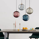 Axyaa Water Grain Glass Pendant Light for Kitchen Dining Room Bedroom