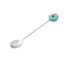 Axyaa Stainless Steel Donut Dessert Spoon and Fork Set