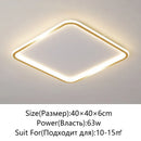 Axyaa Modern Gold/Black LED Ceiling Light for Home Lighting