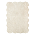 Axyaa Soft Plush Solid Color Rug for Modern Minimalism Living Room