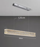 Axyaa Crystal Chandelier: Modern Stair Pendant Lamp for Living Room, Interior Lighting