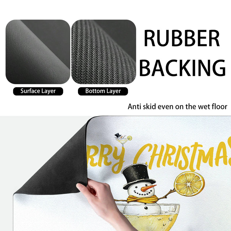Axyaa Coffee Mat: Fast Drying Dish Draining Mat for Kitchen and Bathroom
