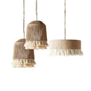 Axyaa Bohemian Hemp Rope Chandelier Pendant Lamp Light