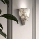 Alabaster Stone Wall Sconce by Axyaa - Elegant Spanish Marble Light for Home Decor