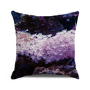 Axyaa Coral Marine Life Watercolor Cushion Cover Ocean Fish Linen Pillowcase
