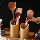 Axyaa Solid Wood Cooking Tools Set - Long Handle Kitchenware