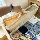 Axyaa Foldable Storage Basket Clothes Organizer - Large Capacity for Wardrobe, Toys, Laundry