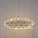 Axyaa Oval Spark Ball LED Pendant Chandelier for Indoor Lighting