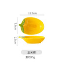 Axyaa Cartoon Corn Ceramic Salad Bowl Soup Plate Snack Fruit Kitchen Utensil