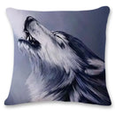 Axyaa Wolf Animal Decor Pillowcases for Sofa and Bedroom