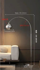 Axyaa Designer Fishing Floor Lamp: Italian Luxury for Living Room Ambiance