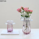 Glass Vase Hydroponics Plant Pots by Axyaa: Elegant Table Decoration for Floral Arrangements