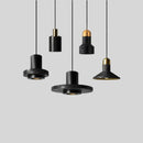 Axya Retro Industrial LED Pendant Lamp - Black Stone Chandelier