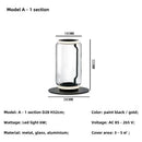 Axyaa Nordic Glass Floor Lamp Bamboo Joint Led Table Lamps