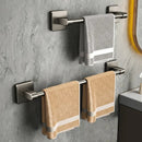 Axyaa Towel Bar/Hook/Rack - Easy Installation, No Wall Drilling