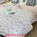 Axyaa Summer Cotton Quilt - Wrinkled Yarn, Air Conditioner Friendly, Skin-Friendly & Machine Washable