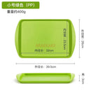Axyaa Fast Food Tray - Rectangular & Circular Anti-Slip Tray for Cafeteria & Hotel Service