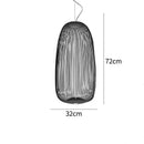 Axyaa Birdcage Pendant Light Nordic Island Chandelier Home Decor Lighting Fixture