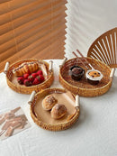 Axyaa Fruit & Snack Assortment in Woven Basket