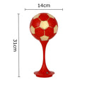 Axyaa LED Football Trophy Table Lamp USB Charging Dimming Bedroom Decor