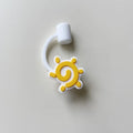 Axyaa Cute Heart Silicone Straw Covers for 7-8mm Straws