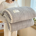 Axyaa Winter King Size Plaid Throw Blanket - Cozy Home Comforter