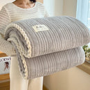 Axyaa Winter King Size Plaid Throw Blanket - Cozy Home Comforter