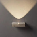 Axyaa Yellow Travertine LED Sconce Modern Minimalist Wall Light for Bedroom Bar Hotel