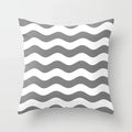 Axyaa Geometric Grey Pillowcase Set