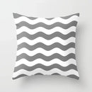 Axyaa Geometric Grey Pillowcase Set