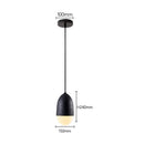 Axyaa Black Stone Pendent Lamp: Medieval Nordic Chandelier for High-End Restaurant & Living Room