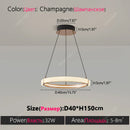 Axyaa Nordic Ring Chandelier for Living, Dining & Bedroom