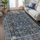 Axyaa Bohemian Style Vintage Living Room Carpet - Large Non-slip Area Rug