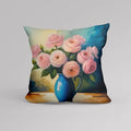 Axyaa Flower Pot Pattern Pillow Cover for Luxury Home Decor