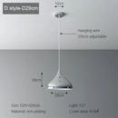 Axyaa Modern Plating Pendant Lights Chandeliers for Dining Room Kitchen Bedroom