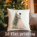 Christmas-inspired Axyaa Pillowcases for Home Decor, Sofa, Bedroom, Car - Patterned Cushion Cover