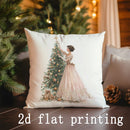 Christmas-inspired Axyaa Pillowcases for Home Decor, Sofa, Bedroom, Car - Patterned Cushion Cover