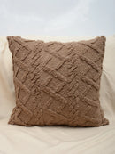 Axyaa Geometric Plush Cushion Cover Set - Decorative Sofa Pillows